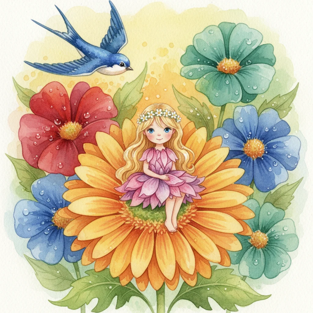 Illustration for: Thumbelina's True Home