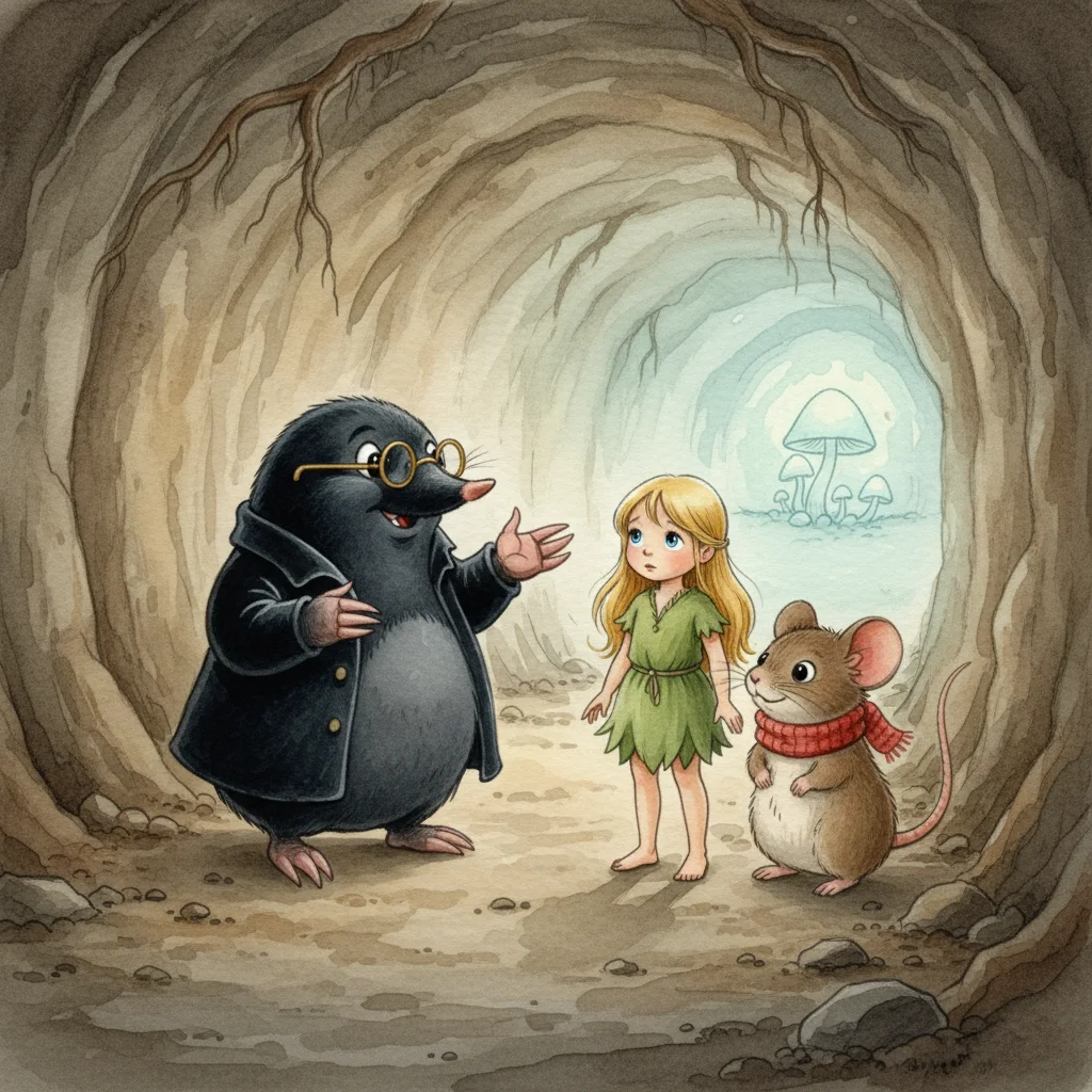 Illustration for: The Mole's Proposal