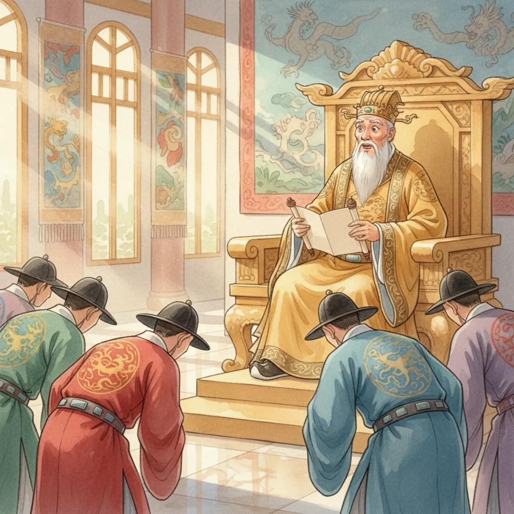 Illustration for: The Emperor’s Curiosity