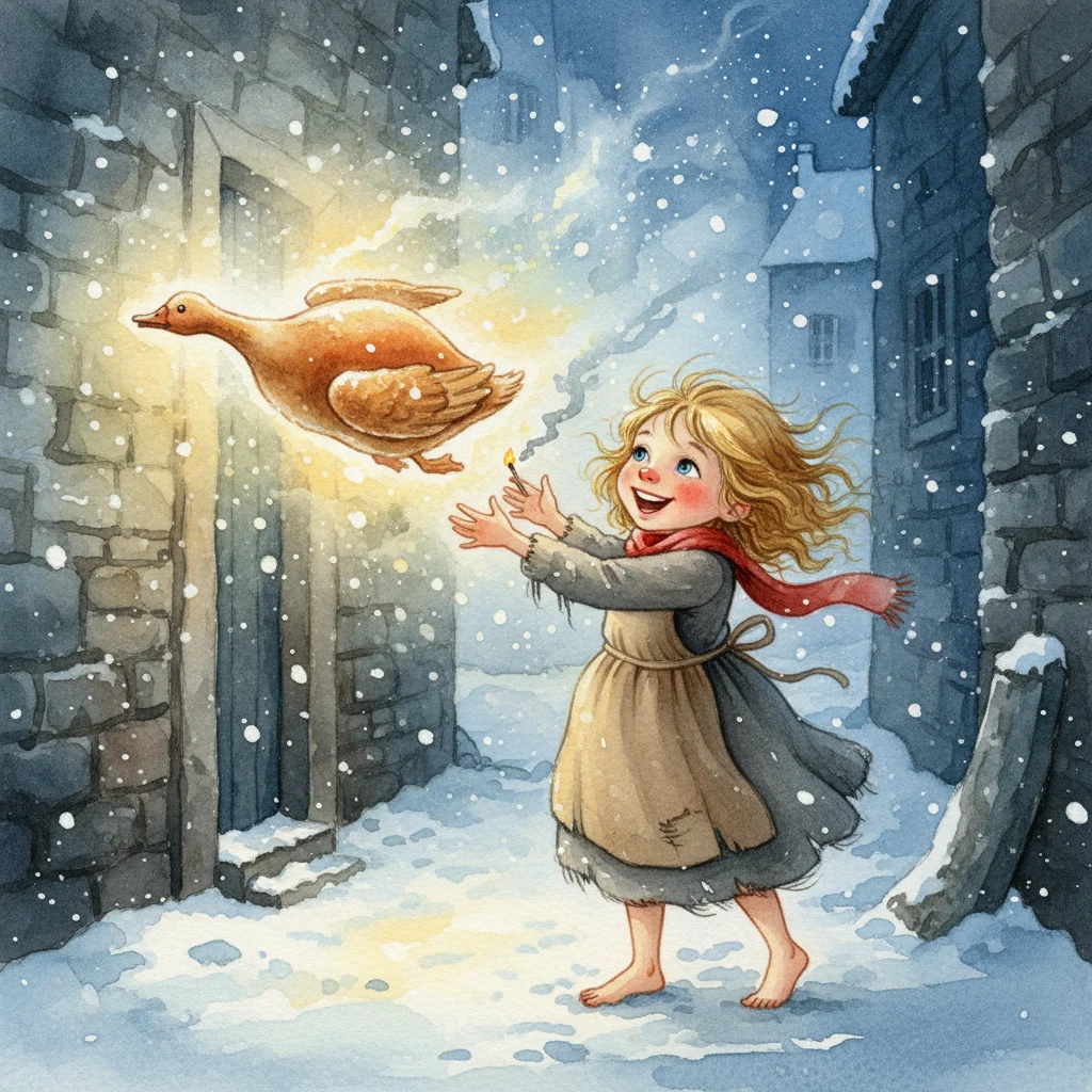 Illustration for: The Flying Goose