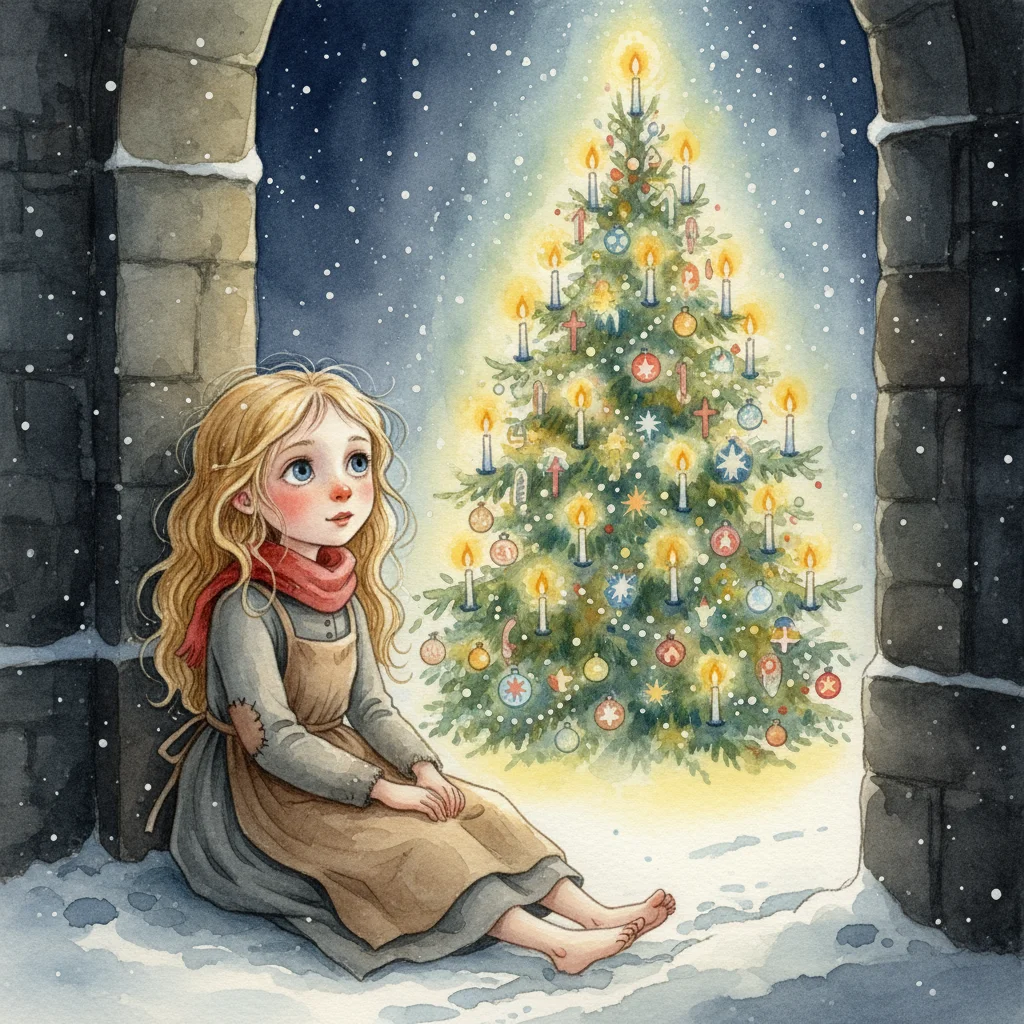 Illustration for: A Sparkling Christmas Tree