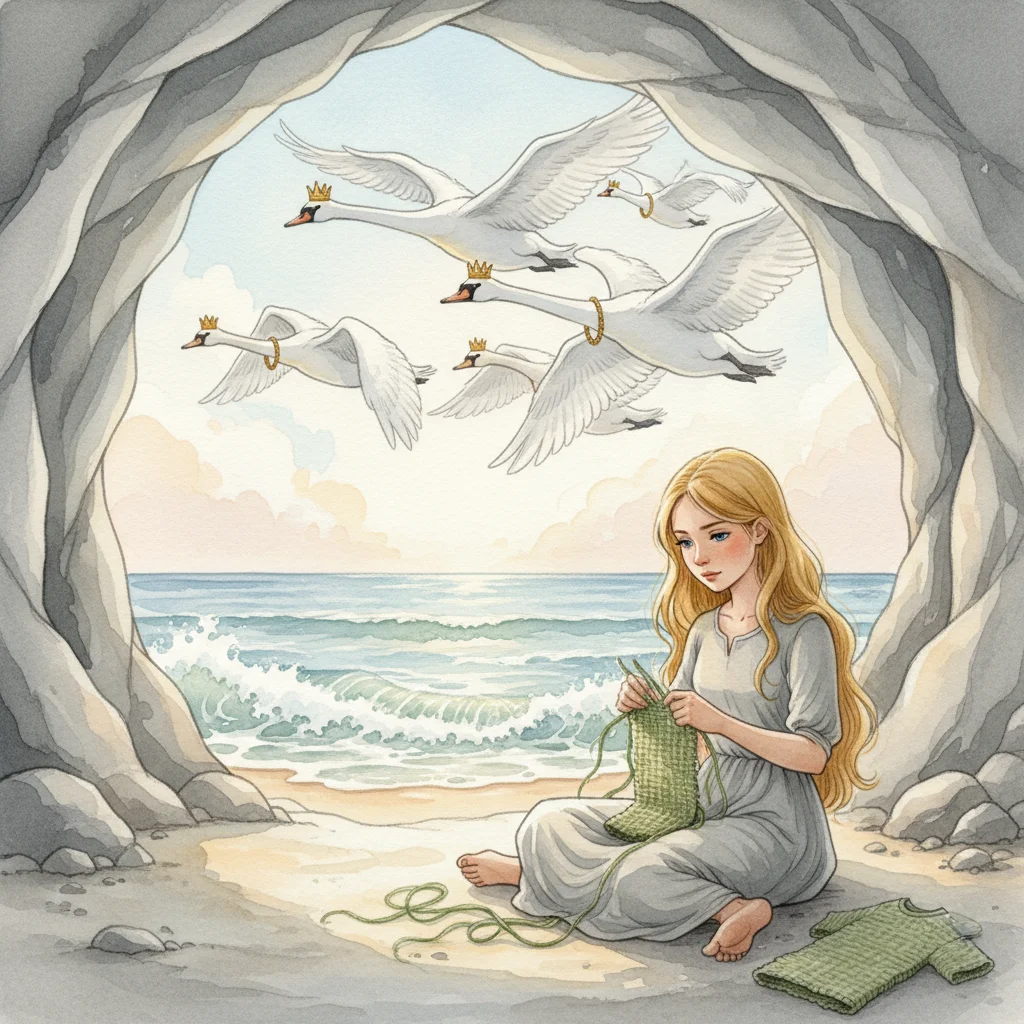 Illustration for: A Cave by the Sea