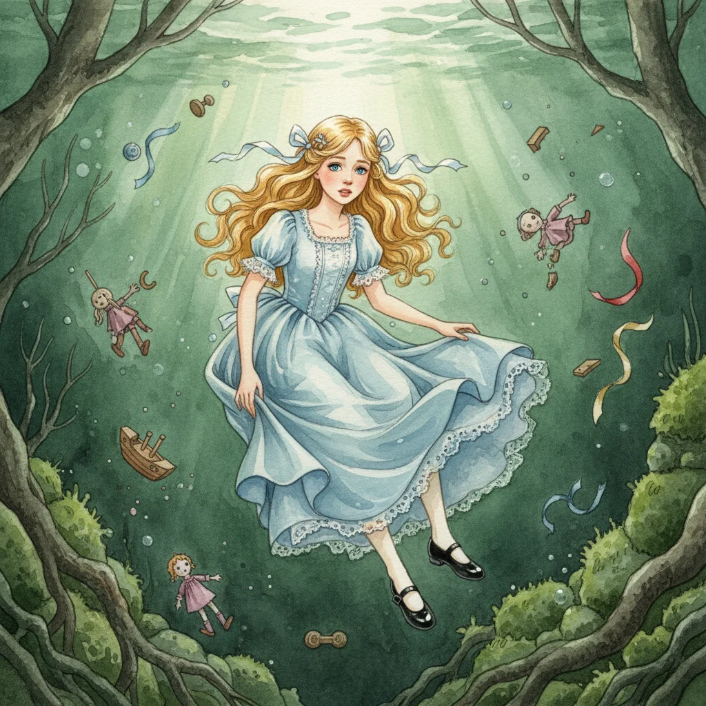 Illustration for: Beneath the Murky Waters