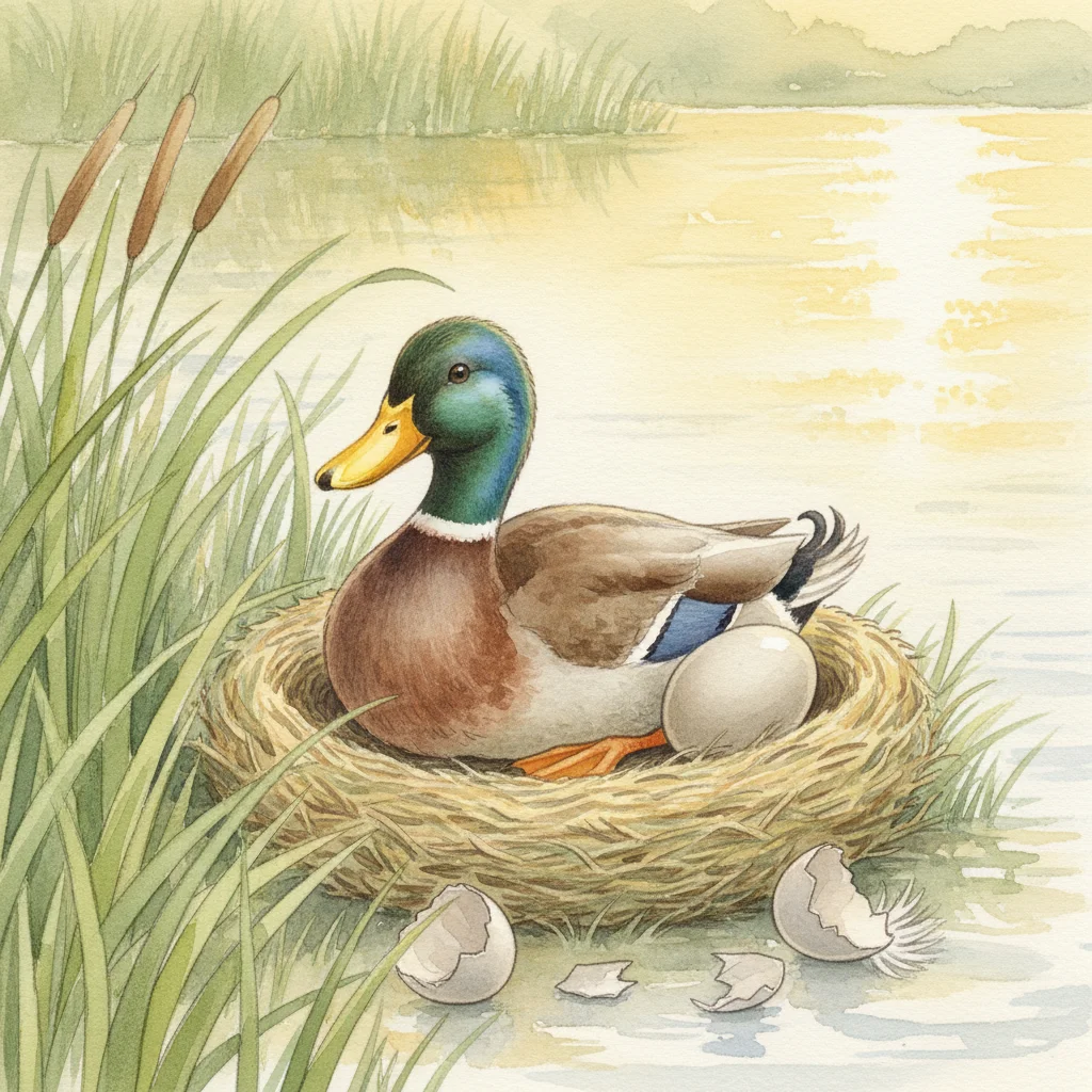 Illustration for: A Summer Morning on the Farm