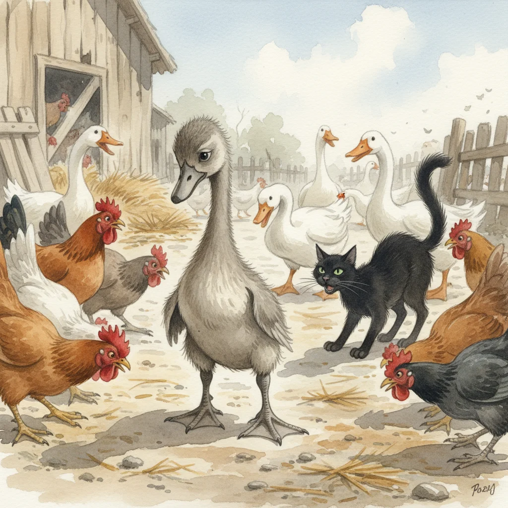 Illustration for: Laughter on the Farmyard