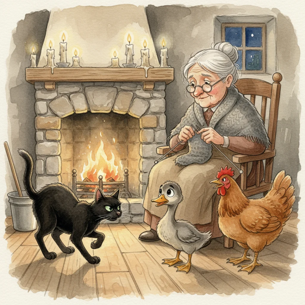 Illustration for: The Cottage in the Woods