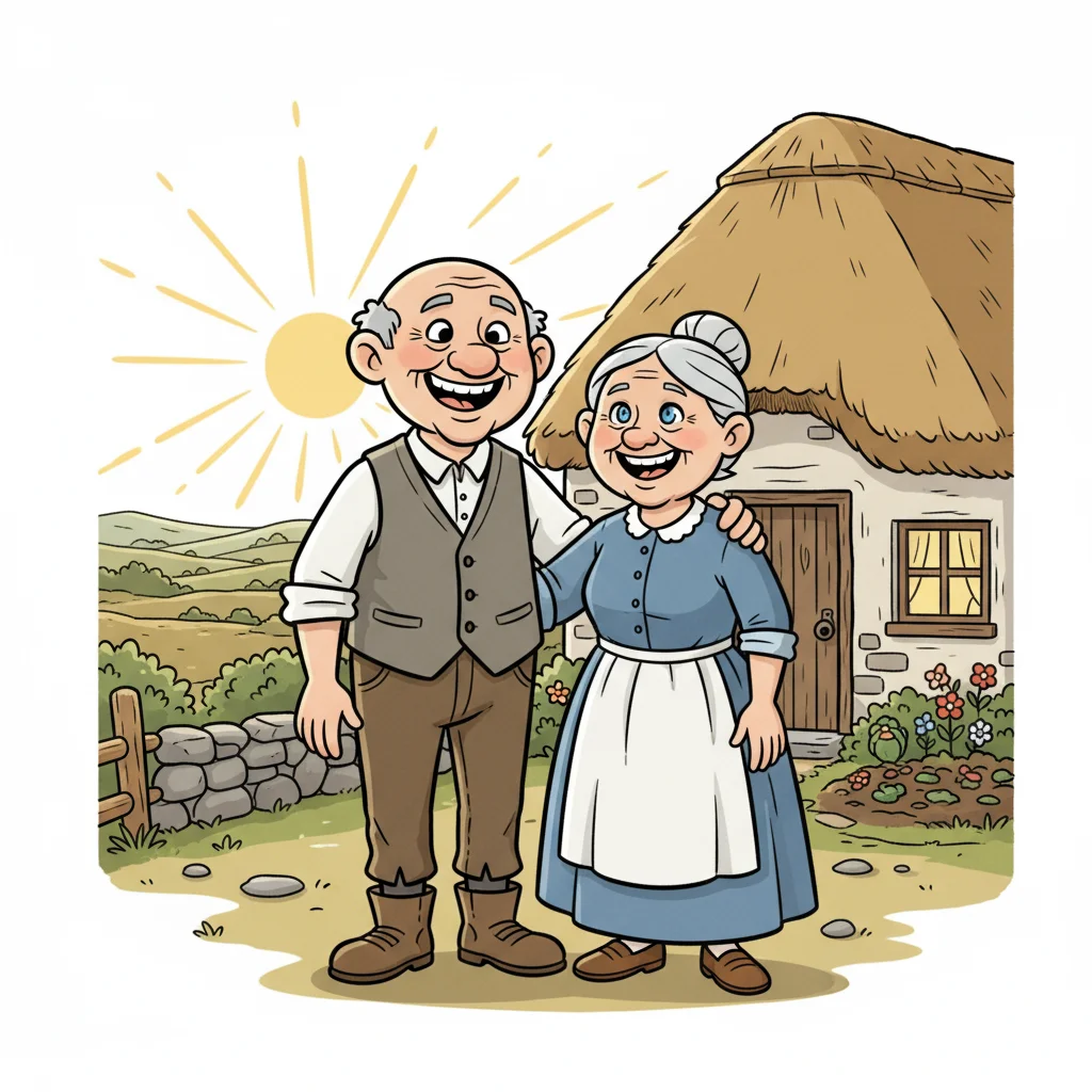 Illustration for: A Cheerful Little Cottage