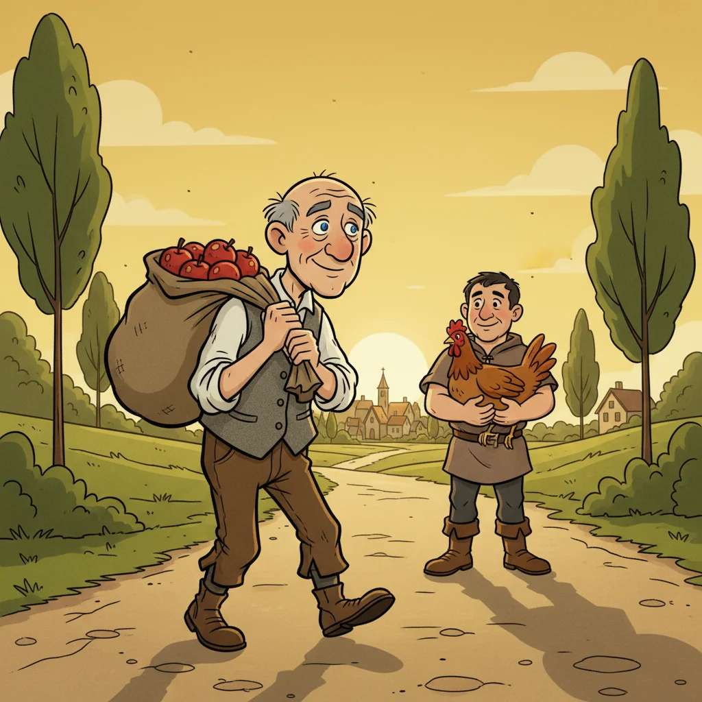 Illustration for: Apples for the Wife