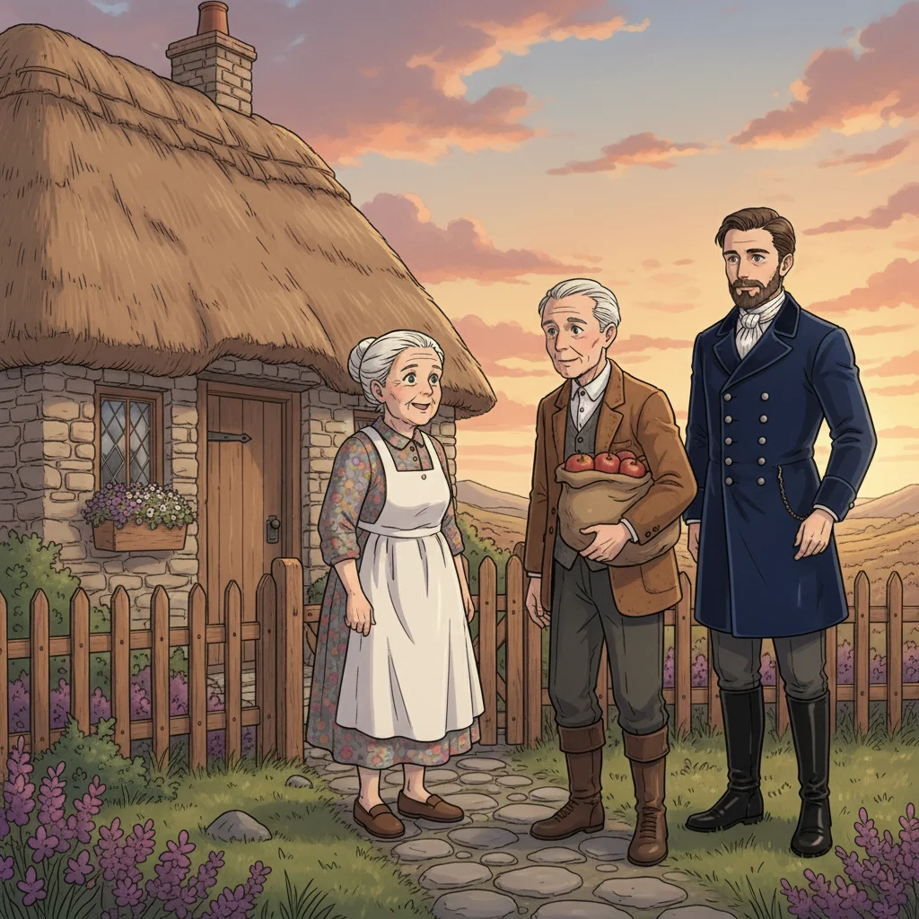 Illustration for: The Wife at the Door