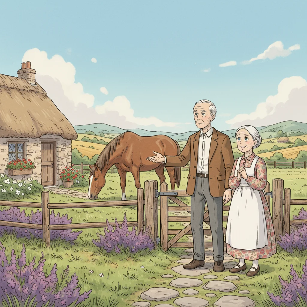 Illustration for: The Old Horse and the Thought