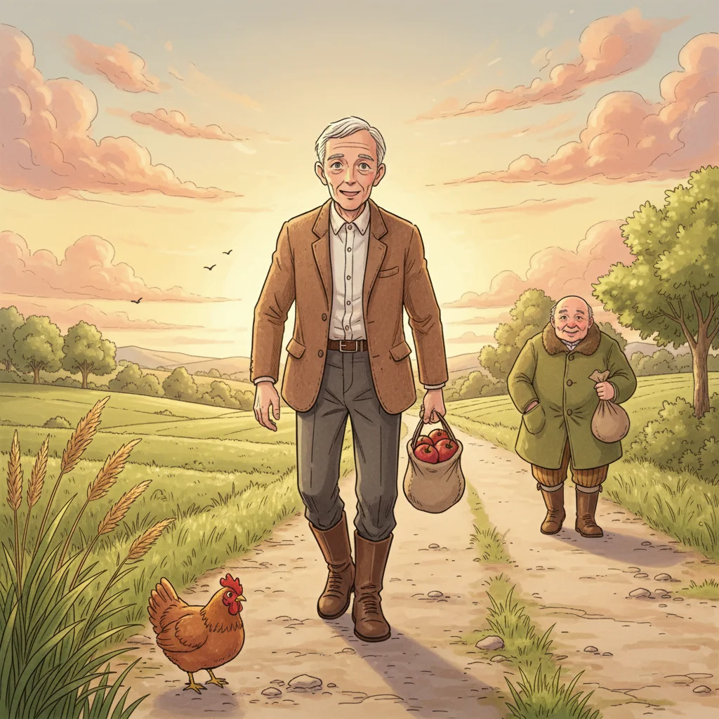 Illustration for: The Trade for a Bag of Apples