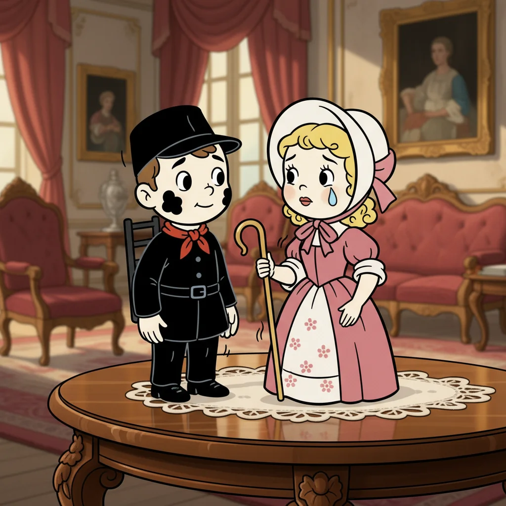 Illustration for: The Shepherdess's Fear