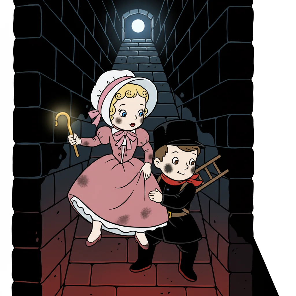 Illustration for: Climbing Towards the Sky