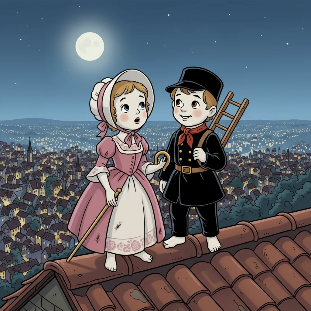 Illustration for: The Wide World Above