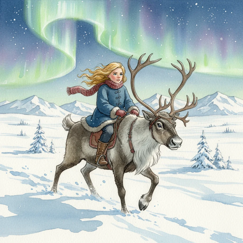 Illustration for: Across the Arctic Tundra