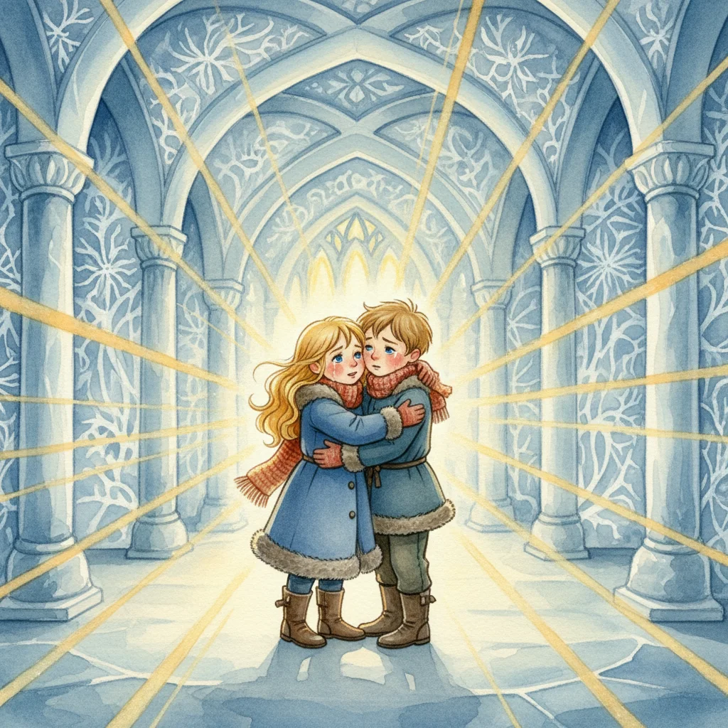 Illustration for: Gerda's Love Melts the Ice