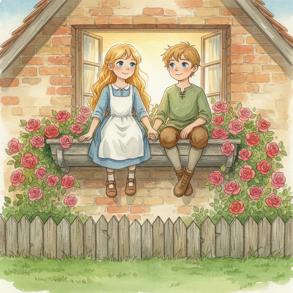 Illustration for: Home Among the Roses