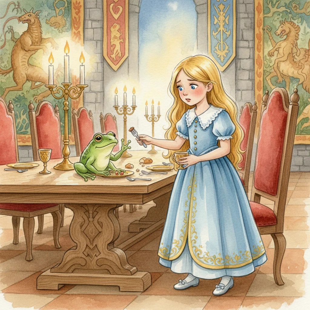 Illustration for: Supper with the Frog