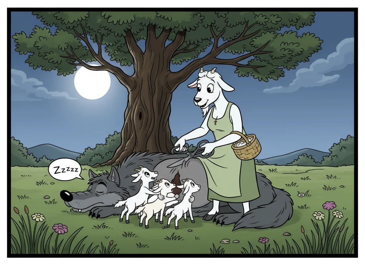 Illustration for: A Clever Rescue