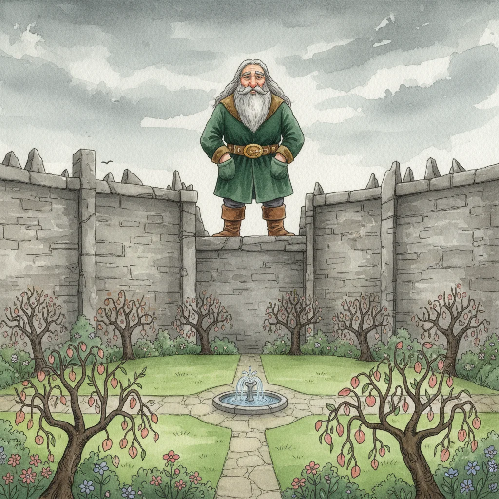 Illustration for: A Wall of Sadness