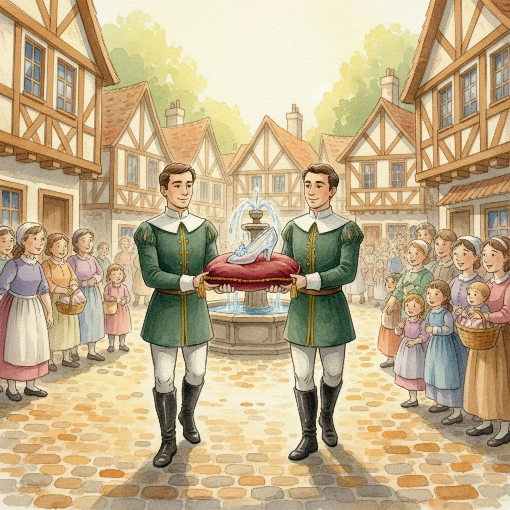 Illustration for: The Search for the Slipper’s Owner