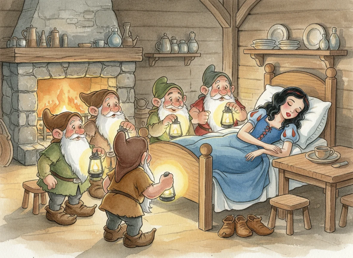 Illustration for: The Dwarfs' Discovery