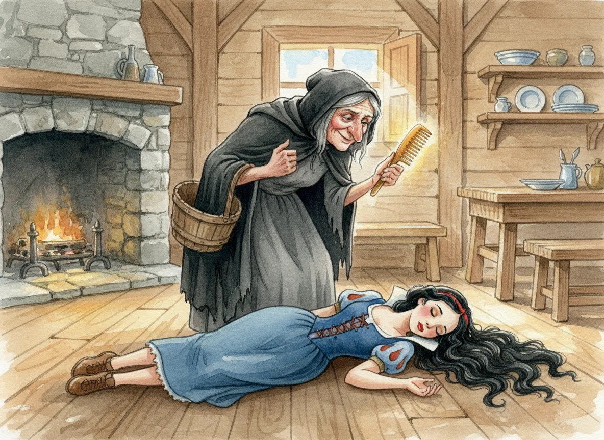 Illustration for: The Poisoned Comb