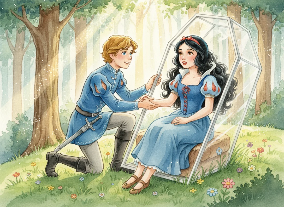Illustration for: The Prince's Kiss