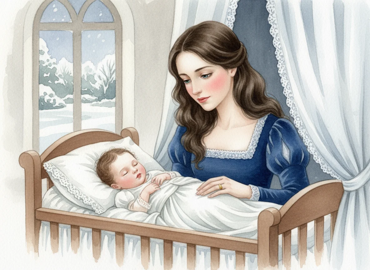 Illustration for: The Birth of Snow White