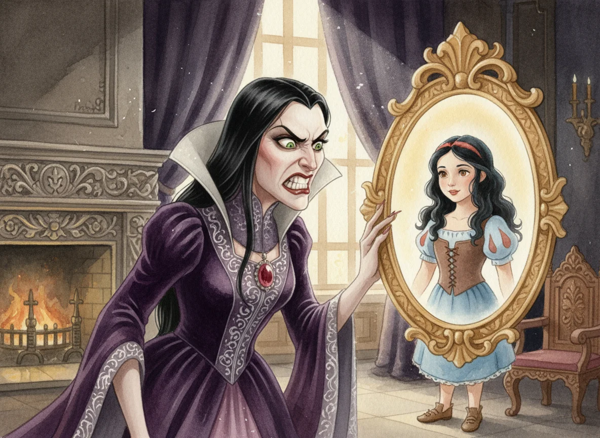 Illustration for: The Mirror's Startling Truth