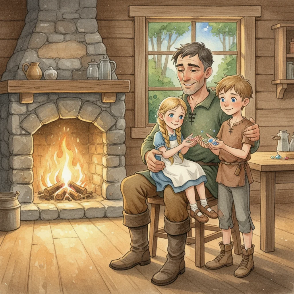 Illustration for: A Warm Hearth Once More