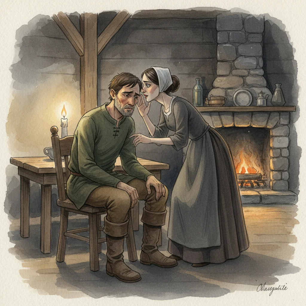 Illustration for: The Stepmother's Plan