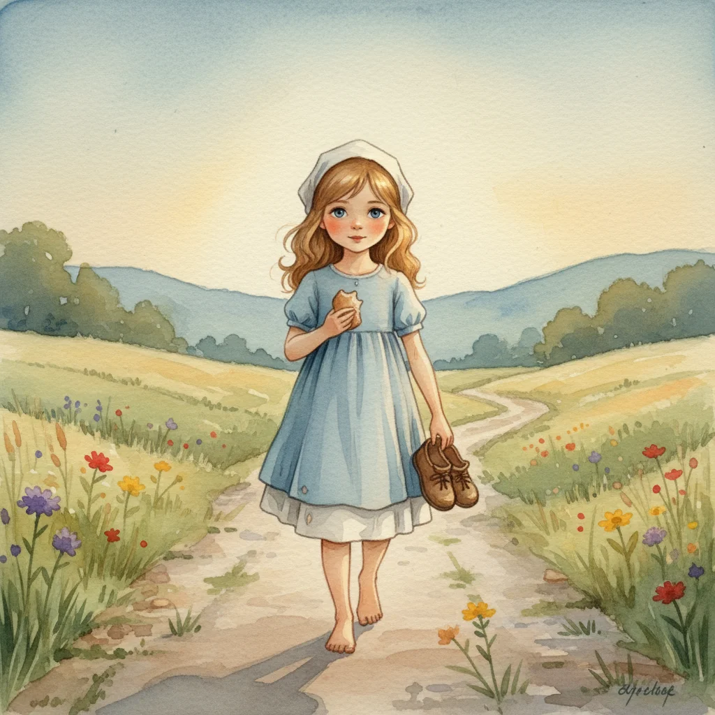 Illustration for: The Lonely Little Girl