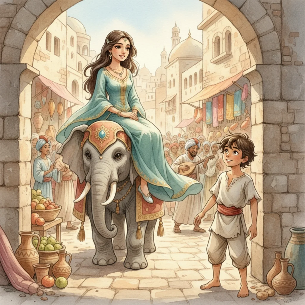 Illustration for: The Princess Appears