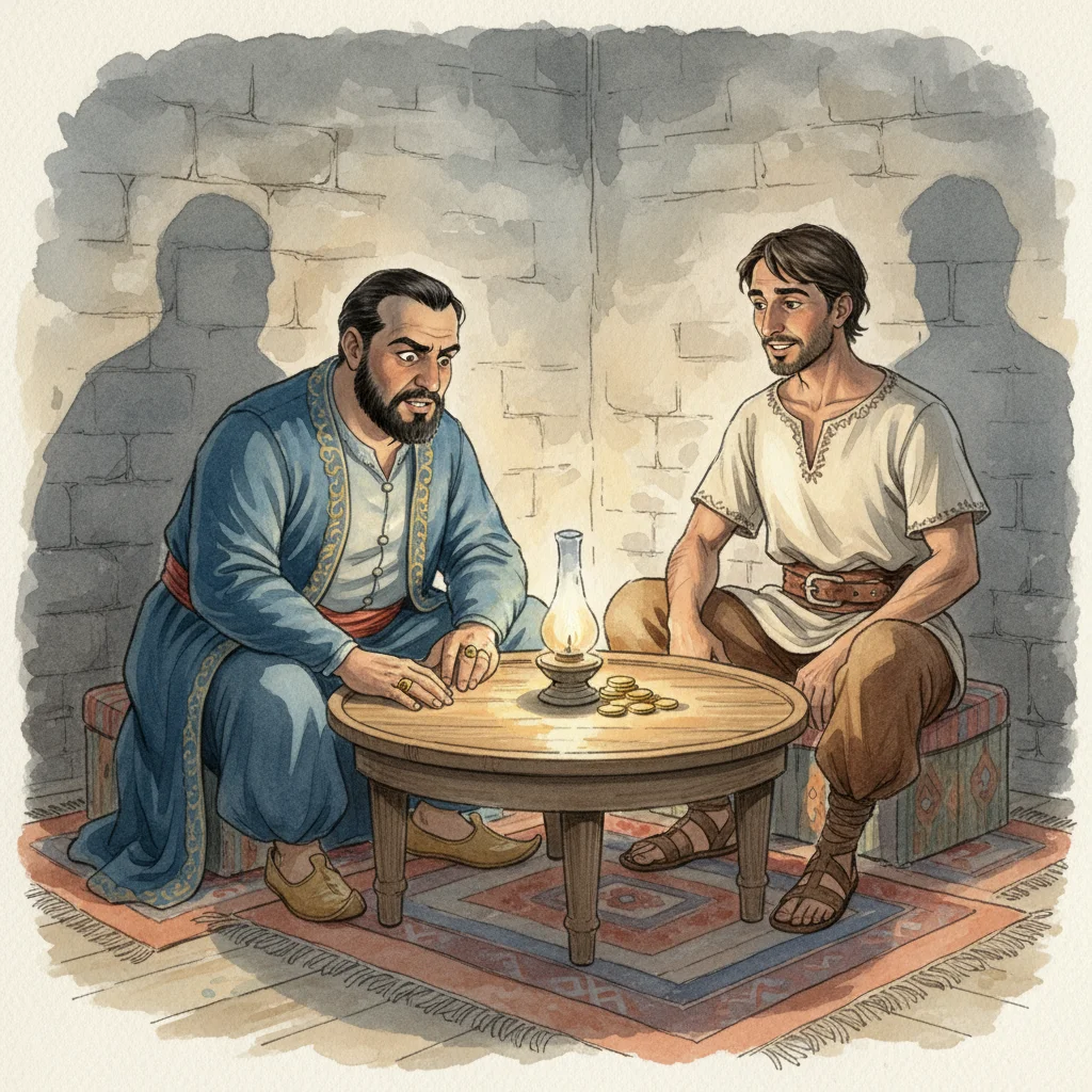 Illustration for: Kasim's Jealousy