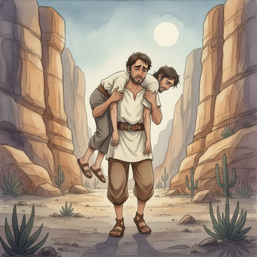 Illustration for: A Brother's Grief