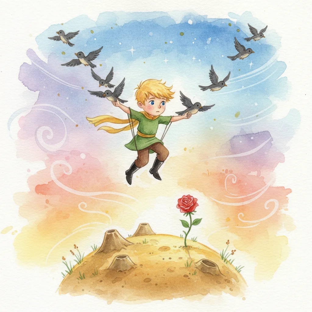 Illustration for: The Rose's Farewell