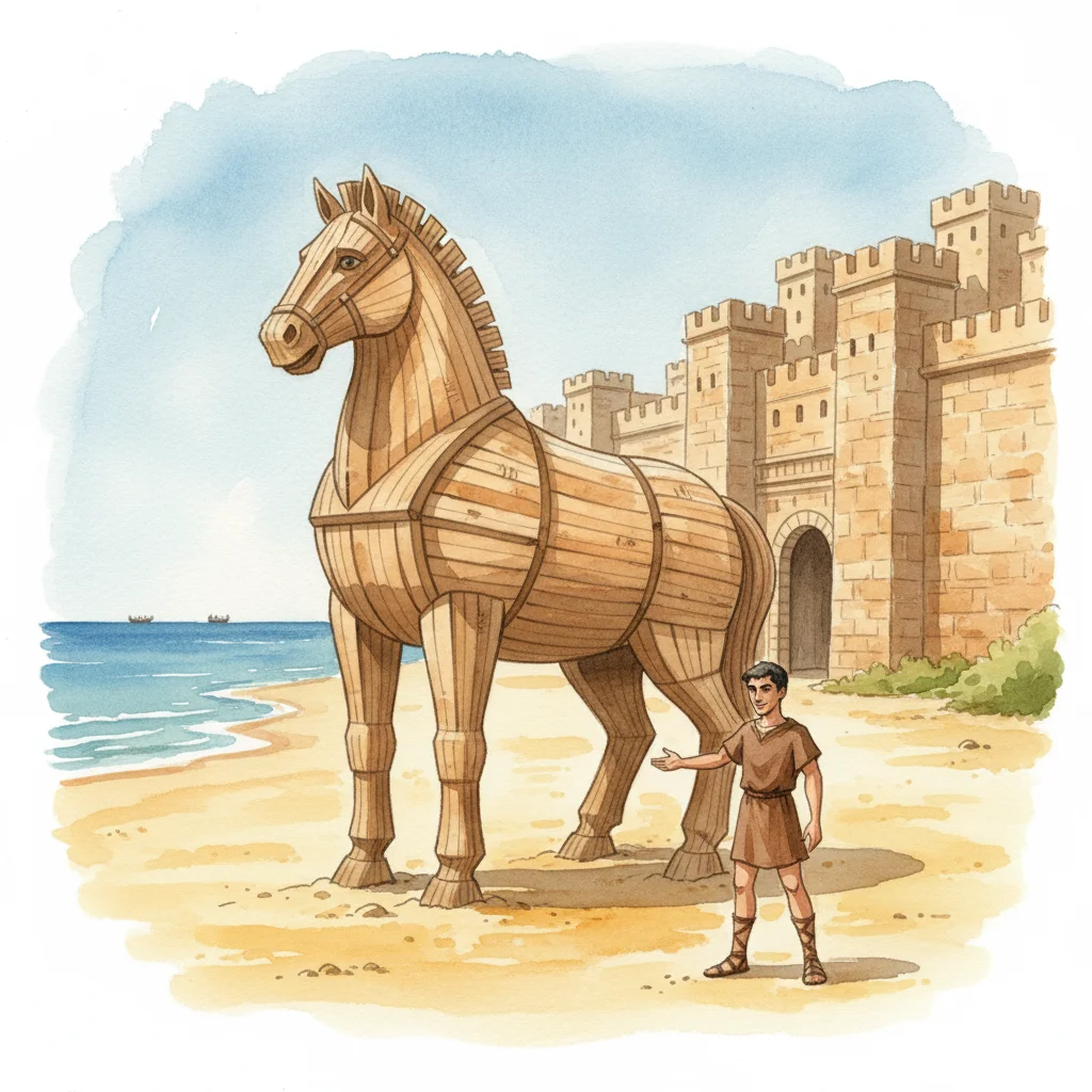 Illustration for: The Mysterious Gift