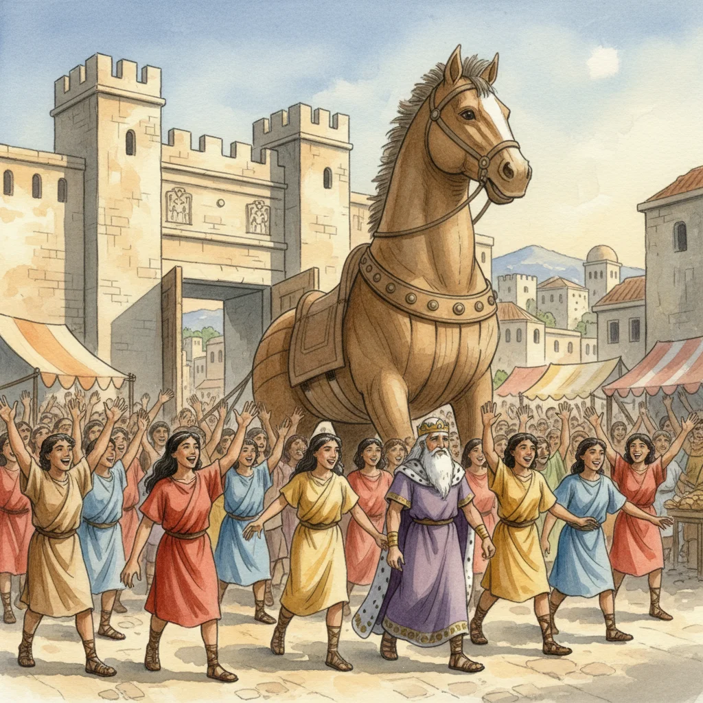 Illustration for: Troy's Great Celebration