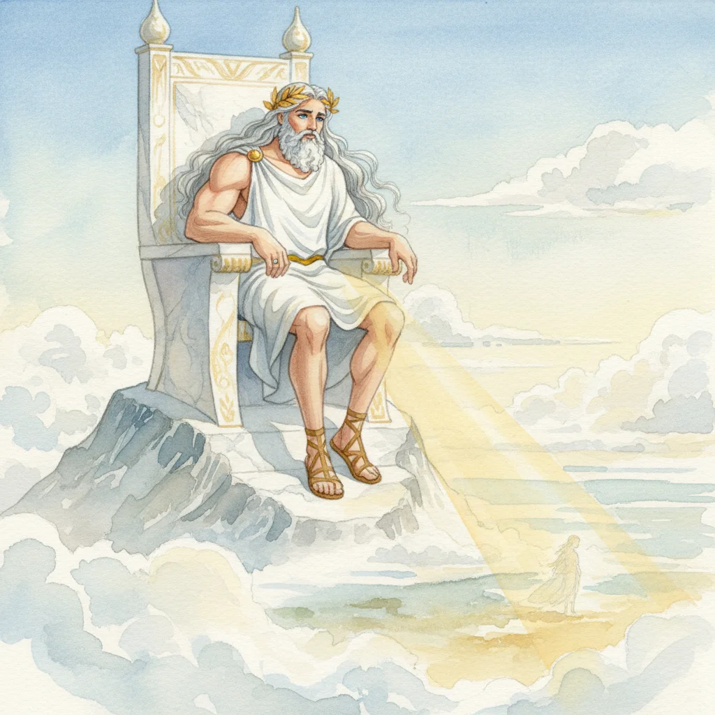 Illustration for: Zeus's Golden Gaze