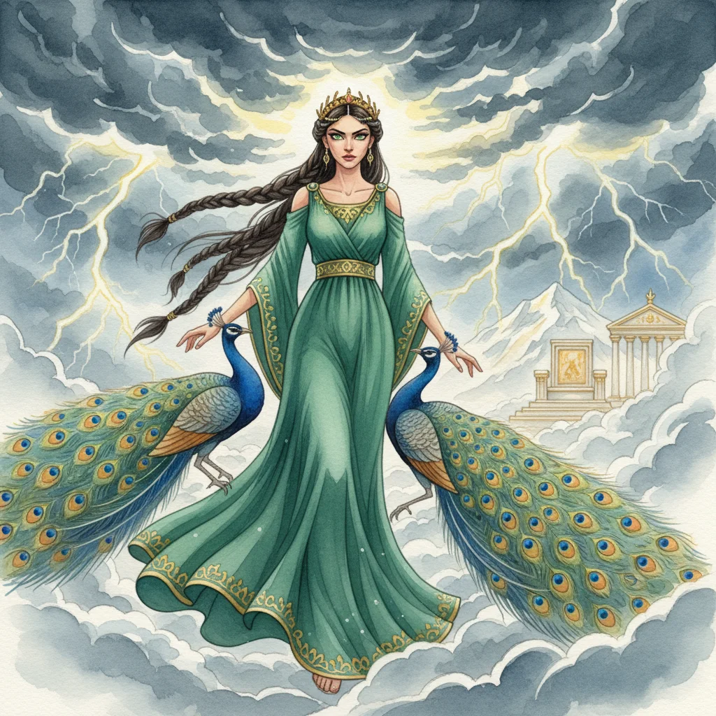 Illustration for: Hera's Watchful Eyes