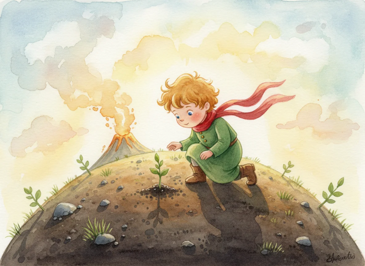 Illustration for: A Mysterious Arrival