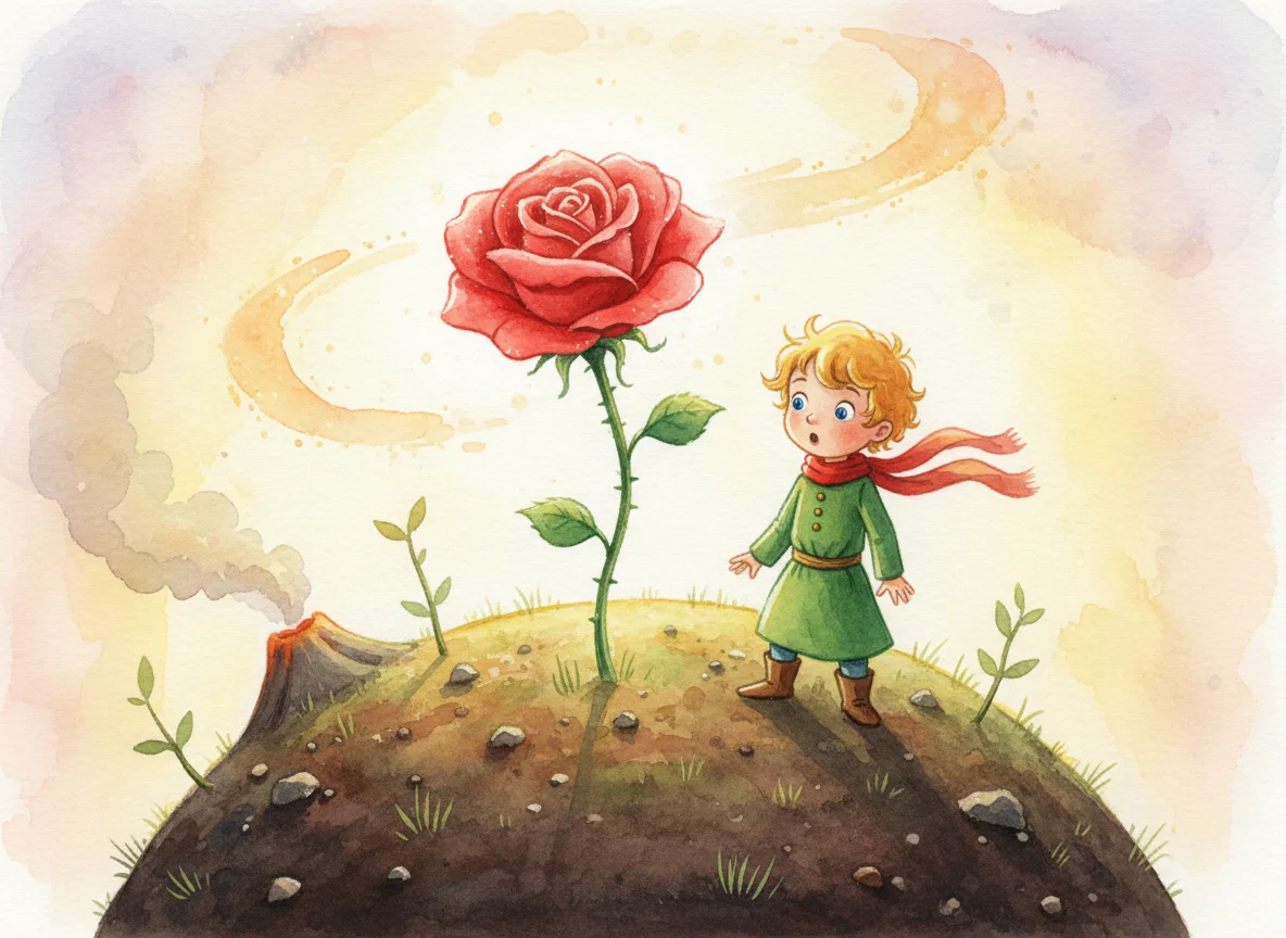 Illustration for: The Birth of the Rose