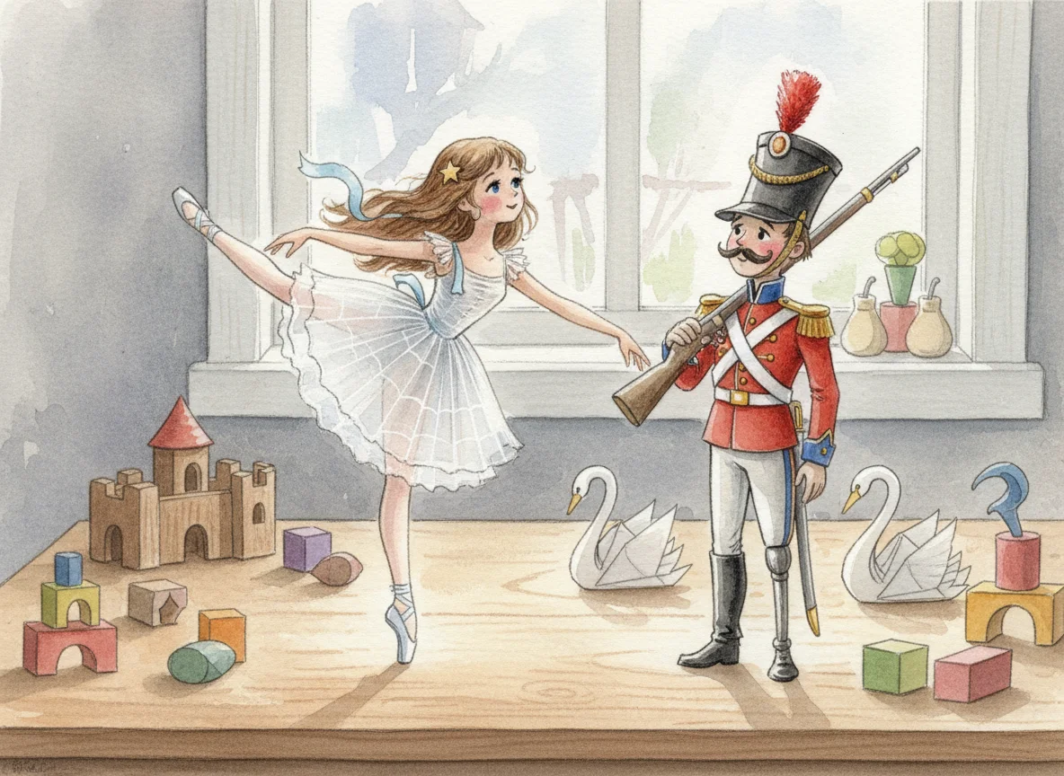 Illustration for: The Paper Dancer