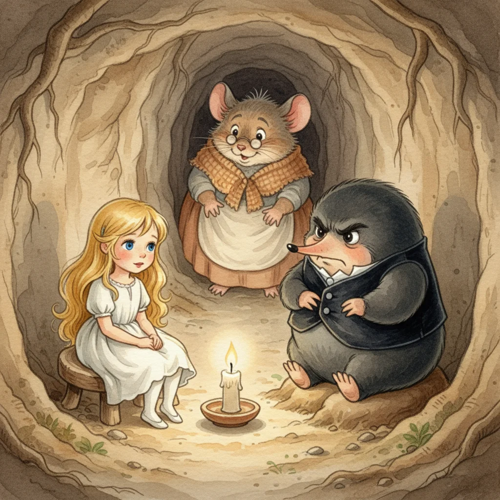 Illustration for: The Mole's Proposal