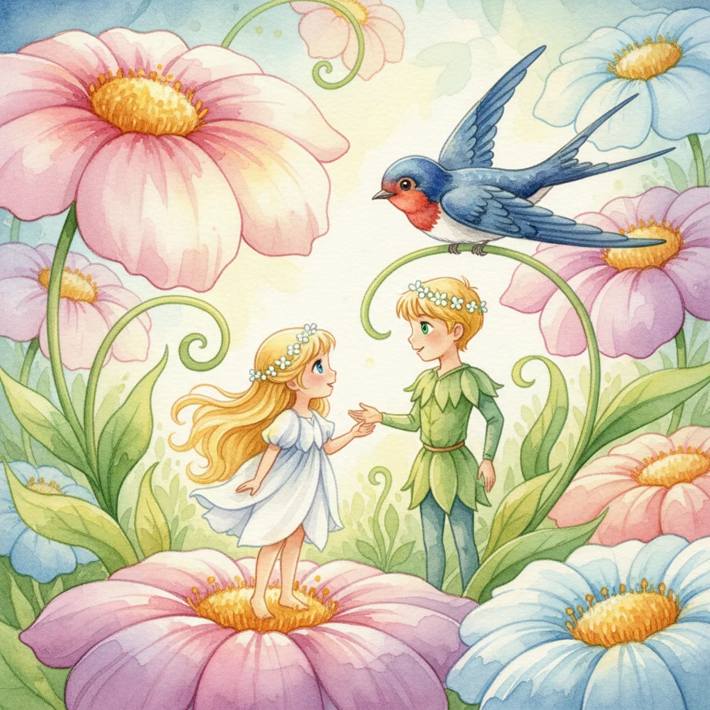Illustration for: The Flower Kingdom