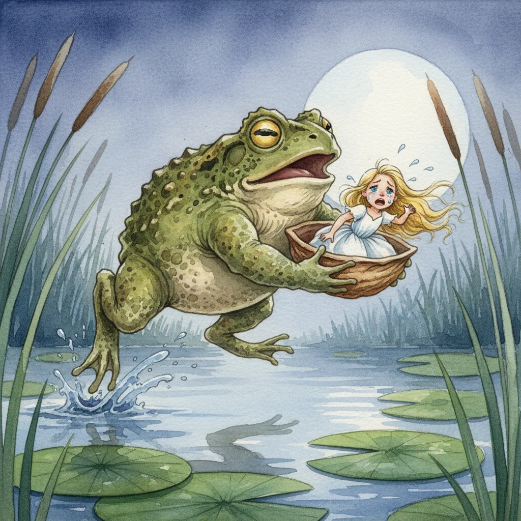 Illustration for: The Toad's Abduction