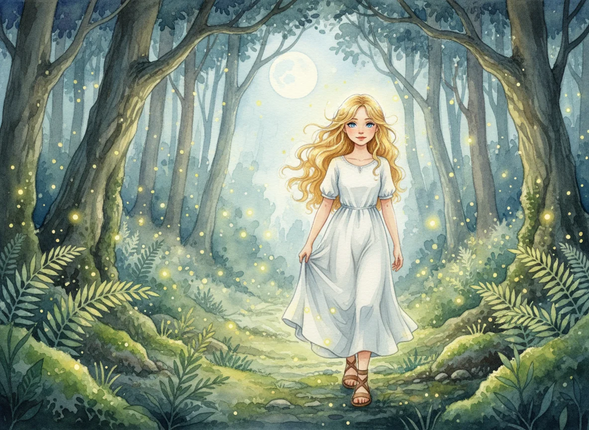 Illustration for: Journey Through the Forest