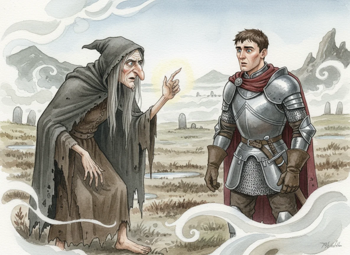 Illustration for: The First Witch Speaks