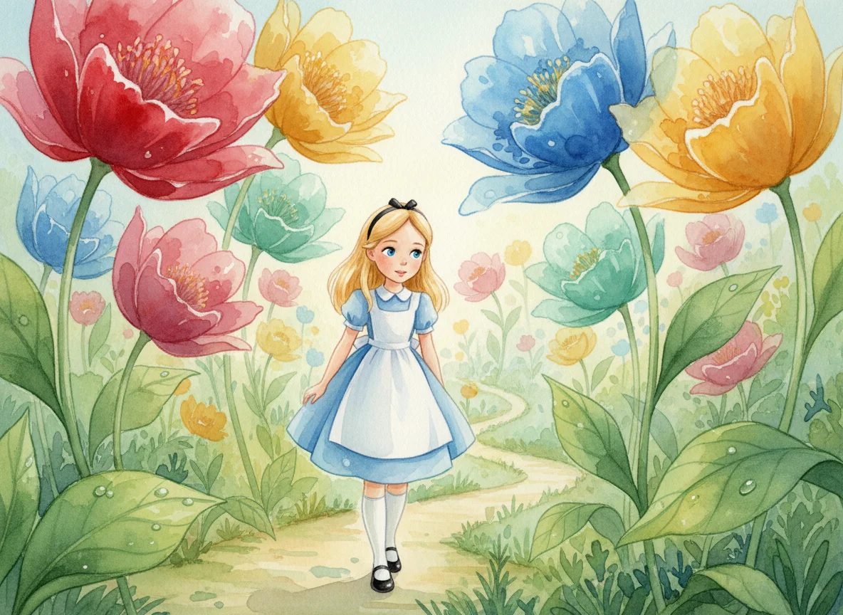 Illustration for: Through the Whispering Garden